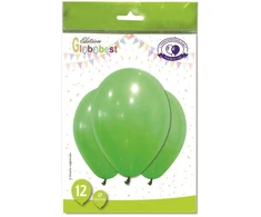 Globolandia Balionai ovalūs, žali, D25 cm 12 vnt.