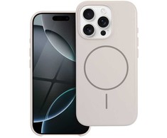 OEM dėklas, skirtas „iPhone 17 PRO“ blizgiam „Mag“ dangteliui, suderinamas su „MagSafe“ baltais