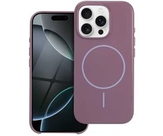 Dėklas Oem Case for iPhone 17 PRO MAX Glossy Mag Cover compatible with MagSafe violetinė