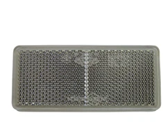 None Nežinomas Baltas klijuojamas atšvaitas, stačiakampis, 40×90 mm