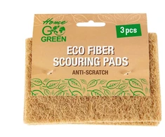 Go_Green Ekologiško pluošto šveitimo kempinėlės Go Žalias, 3 vnt.
