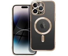 OEM dėklas, skirtas iPhone 14 PRO MAX, Electro Mag dėklas, suderinamas su MagSafe auksiniu dangteliu.