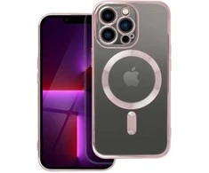OEM dėklas, skirtas iPhone 13 PRO, Electro Mag dėklas, suderinamas su MagSafe, auksinis-rose
