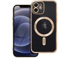 OEM dėklas, skirtas iPhone 12 telefonui, Electro Mag dėklas, suderinamas su MagSafe auksiniu dangteliu.