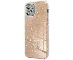 OEM dėklas, skirtas iPhone 17, blizgantis auksinis