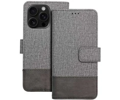 Dėklas Oem Flip case for iPhone 11 Gomma Book pilka