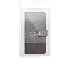 Oem Flip dėklas iPhone 16 PLUS Gomma Book pilka