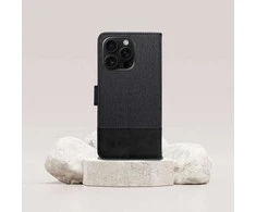 OEM atverčiamas dėklas iPhone 16 PRO MAX Gomma Book juodas