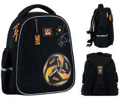 Gopack School backpack GO25-165S-3. juodas col.. 26x12.5x34.5 cm