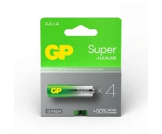 GP Baterija (AA) Alkaline SUPER LR6/AA, (4 batteries / blister) 1.5V
