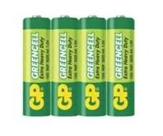 GP Baterija (AA) GREENCELL Zink carbon R6/AA 15G-S4 (4 batteries / shrink) 1.5V