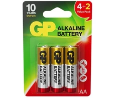 gp BATTERIES 15AR 4+2PCS (AA)