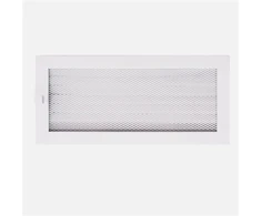 Grotelės židiniui HEARTH, baltos, 170 x 370 mm