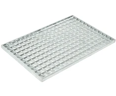 Cinkuoto plieno grotelės Aco Vario 75x50 cm, batams valytis