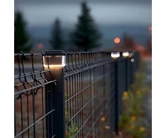 GreenBlue Solar LED Post Light, 100x100mm, Envelope-Shaped Canopy, 3200K, GB128 WW