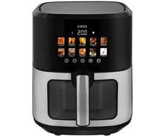 Gruzdintuvė N'oveen AF770 X-LINE Greaseless deep fat fryer Juodas, Sidabrinis