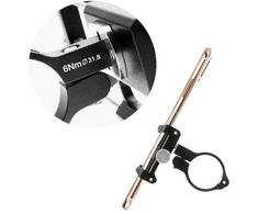 Forcell GUB bike holder for mobile phone G85 Aliuminio juodas