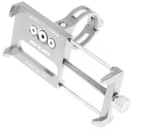 Forcell GUB bike holder for mobile phone G85 Aliuminio sidabrinis