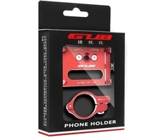 Forcell GUB bike holder for mobile phone G85 Aliuminio red