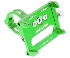 Forcell GUB bike holder for mobile phone G85 Aliuminio žalias