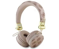 Guess Bluetooth Ausinės ENC GUBH70EPOSMW rudos spalvos Peony Script Round Shape
