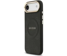 Dėklas Guess Peony Hot Stamp MagSafe Case for iPhone Air - Juodas