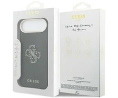 GUESS dėklas IPHONE 17 Air GUHCP17M5PS4RGGK (PU FW Resin Logo) juodas