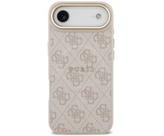 „Guess 4G PU Classic Logo MagSafe“ dėklas, skirtas „iPhone 17 Air“ - Rožinė