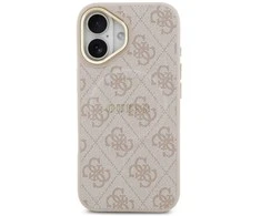 GUESS dėklas, skirtas IPHONE 17, suderinamas su MagSafe GUHMP17SP4MSEGCP (PU 4G W/ Classic), rožinis