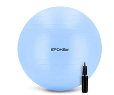 Gimnastikos kamuolys Spokey. šviesus mėlynas, spalv.. 65 cm