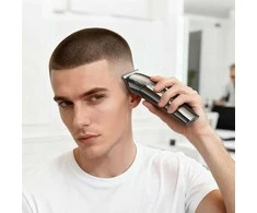 Hair clipper set Hoco HP26 metal pilka