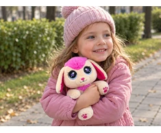 Hasbro Littlest Pet Shop beige bunny plush toy 16cm ZA6725