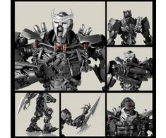 Hasbro Transformers Scourge 22 cm kolekcinė konstruojama figūrėlė ZA5474