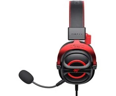 Havit H2002E Pro Ausinės su laidu su lankeliu ant galvos Gaming Juodas, Raudona