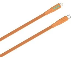 Havit CB6255 - C tipo USB įkrovimo laidas iki Lightning, 1 m (oranžinis)