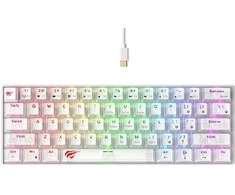 Havit KB903L - klaviatūra žaidimams (transparent baltas)