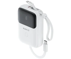 Havit PB5215 - 10000mAh išorinė baterija, balta