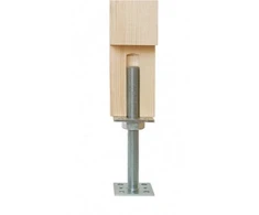 Height adjust column support 80x80x80mm