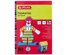 Spalvotas kartonas Herlitz, A4, 10 lapų
