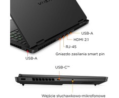 Hewlett Packard (HP) HP OMEN Gaming 16-am0007nw Intel Core Ultra 5 225H Nešiojamas kompiuteris 40.6 cm (16") 2K 32 GB DDR5-SDRAM 1 TB SSD NVIDIA GeForce RTX 5060 Wi-Fi 6E (802.11ax) Windows 11 Home AI PC Juodas