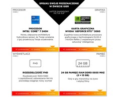 Hewlett Packard (HP) HP Victus 15-fa2243nw i5-13420H 15.6" FHD IPS 144Hz 300nits AG 16GB DDR4 3200SSD 512 GeForce RTX 4050_6GB Cam720p 70Wh Win11 Sidabrinis Mica 2Y Nešiojamas kompiuteris