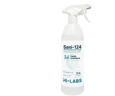 Hi Labs Rankų ir paviršių dezinfekantas SANI 124 1L