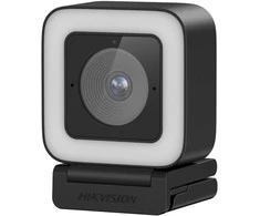 Hikvision iDS-UL4P AI Pārvaldīts 2K QHD 4MP USB-C Webkamera ar Automātisko Fokusu un Mikrofona Melna