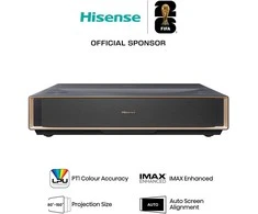 Projektorius Hisense PT1 Ultra short throw projector UHD 4K (3840x2160) 3D Juodas