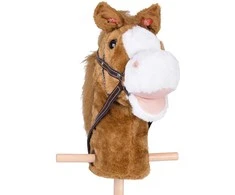 Jokomisiada Hobby Horse Horse on a Stick Galloping and Neighing Sound + Moving Muzzle ZA5442