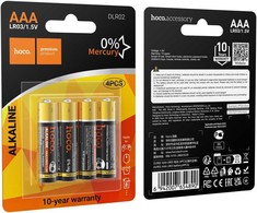 Alkaline battery R3 (AAA) Hoco DLR02 4 pcs