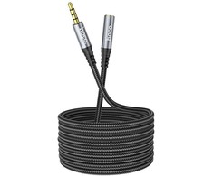 Cable AUX Jack 3,5 mm to Jack 3,5 mm Hoco 2 m UPA20 juodas