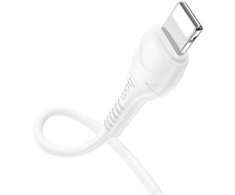 USB C - Lightning kabelis Hoco PD 27W 1 m X37 baltas