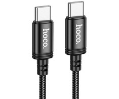 Cable USB C to USB C Hoco 3A 60W 3 m X91 juodas