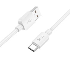 USB A į USB C laidas Hoco PD 2,4A 27W 1 m X96 baltas